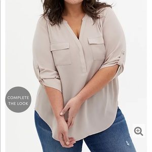 ✨ NWT TORRID  Harper Georgette Pullover Blouse ✨